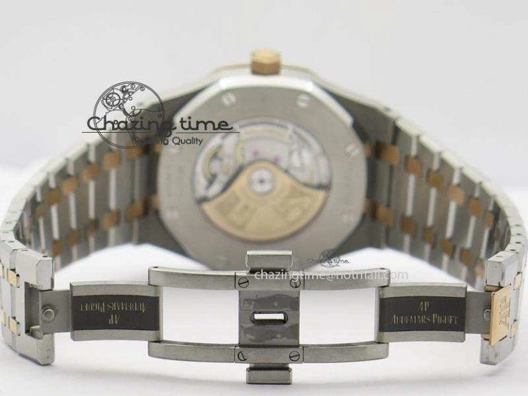 Royal Oak 41mm 15400 RG Bezel JF 1:1 Best Edition Silver Dial On SS RG Bracelet A3120