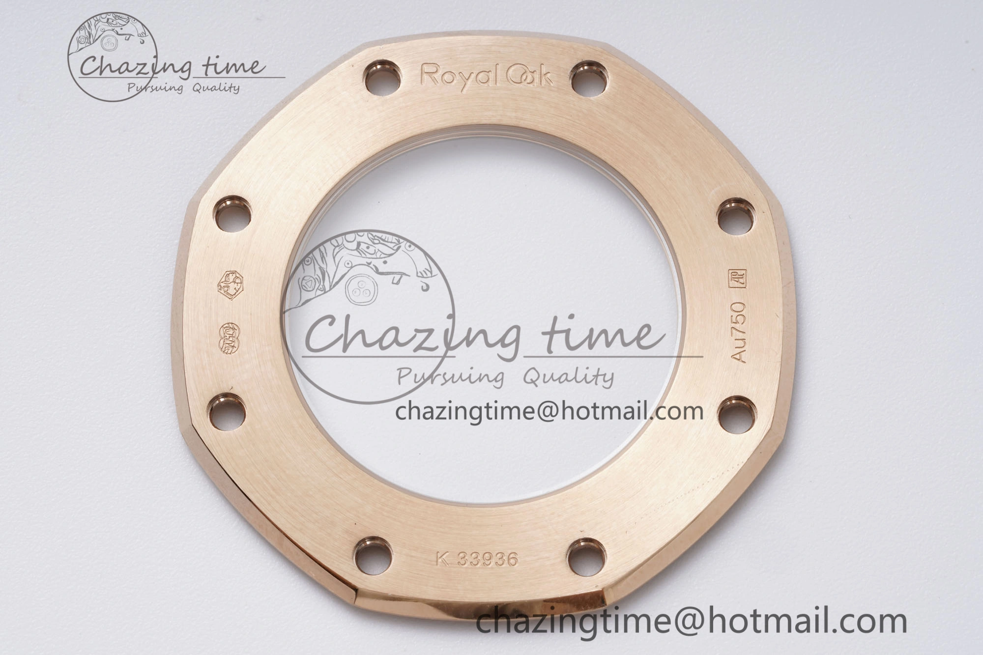 Royal Oak 41mm 15400 RG IPF 1:1 Best Edition Blue Textured Dial on RG Bracelet SA3120 Super Clone