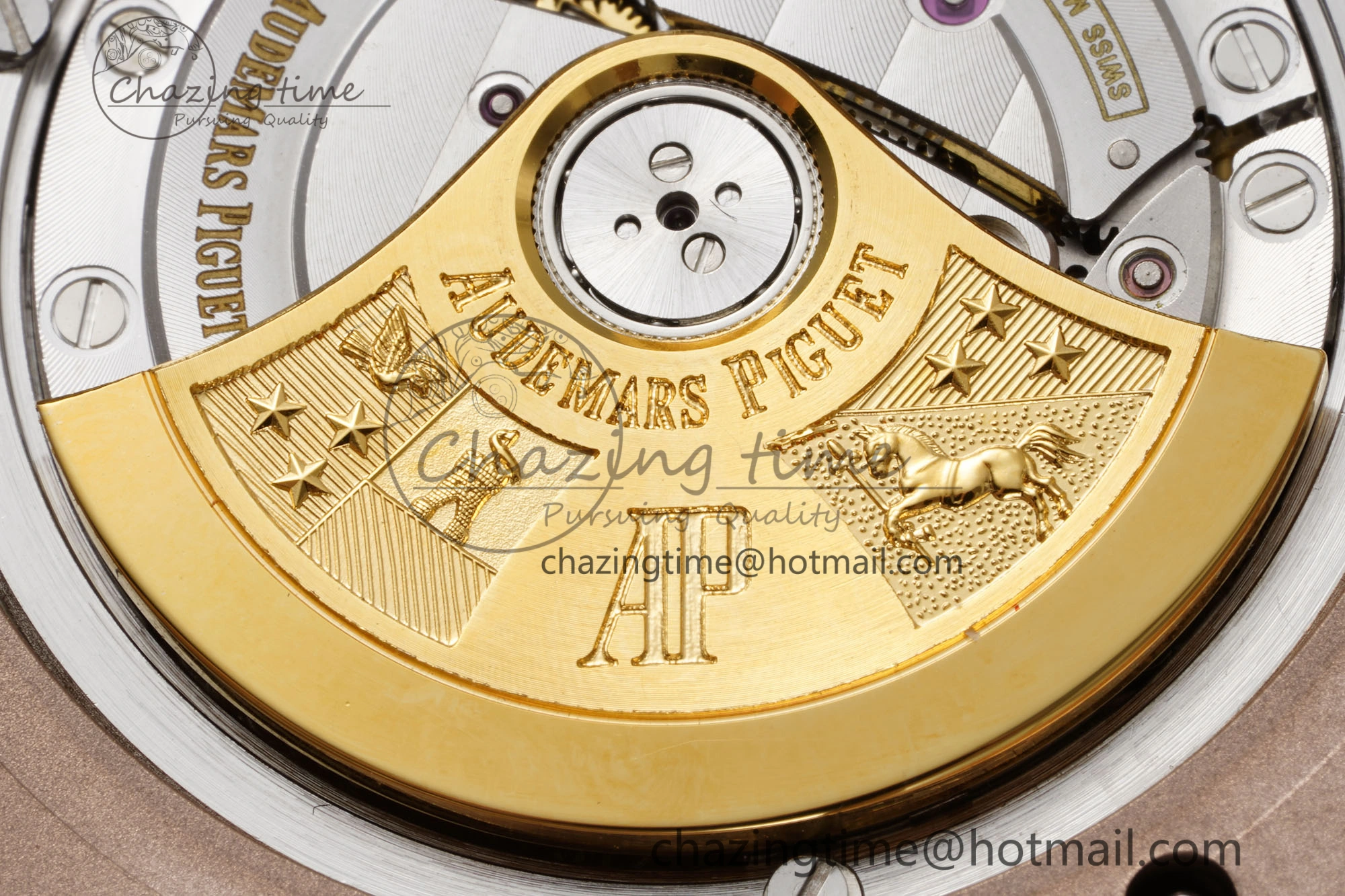 Royal Oak 41mm 15400 RG IPF 1:1 Best Edition White Textured Dial on RG Bracelet SA3120 Super Clone