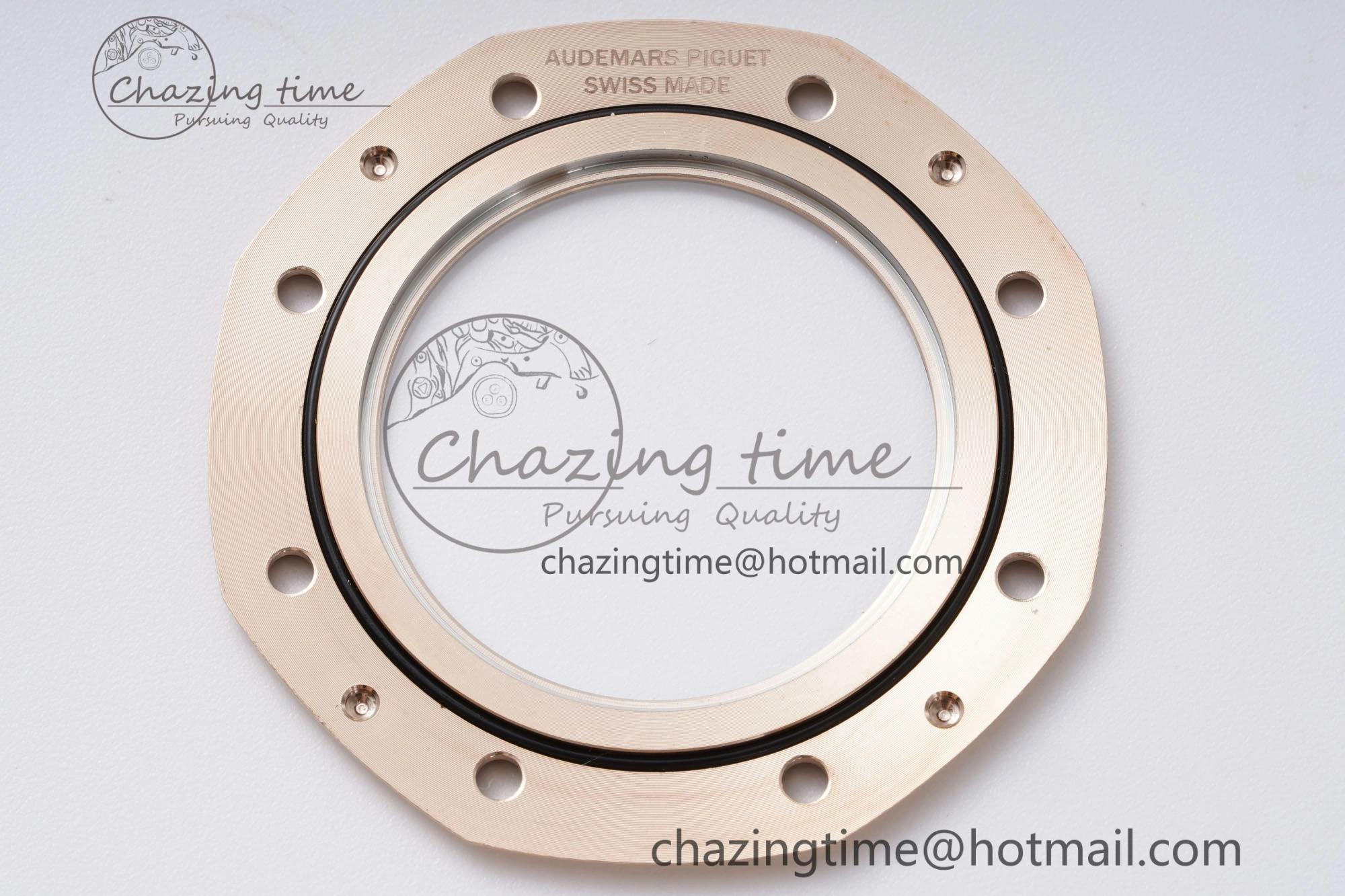 Royal Oak 41mm 15400 RG IPF 1:1 Best Edition White Textured Dial on RG Bracelet SA3120 Super Clone