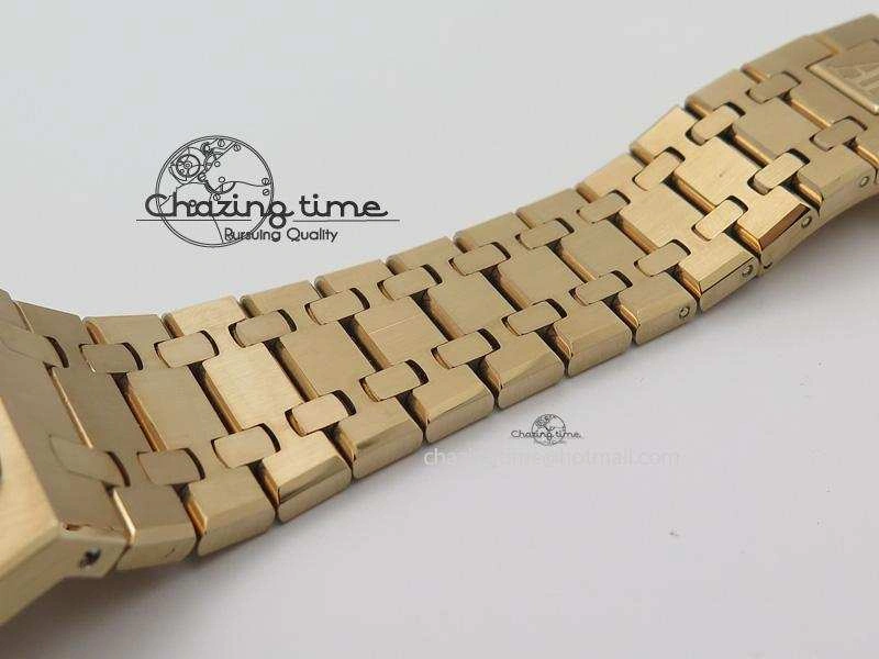 Royal Oak 41mm 15400 RG JF 1:1 Best Edition Blue Dial On RG Bracelet A3120