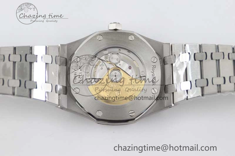 Royal Oak 41mm 15400 SS APSF 1:1 Best Edition Blue Textured Dial on SS Bracelet A3120 Super Clone