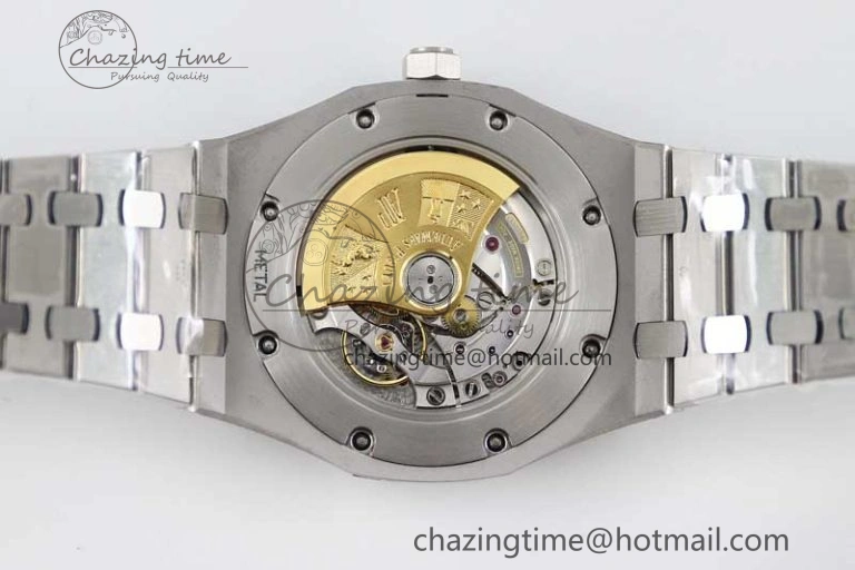 Royal Oak 41mm 15400 SS APSF 1:1 Best Edition Blue Textured Dial on SS Bracelet A3120 Super Clone