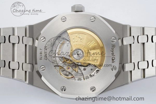 Royal Oak 41mm 15400 SS APSF 1:1 Best Edition Gray Textured Dial on SS Bracelet A3120 Super Clone V2