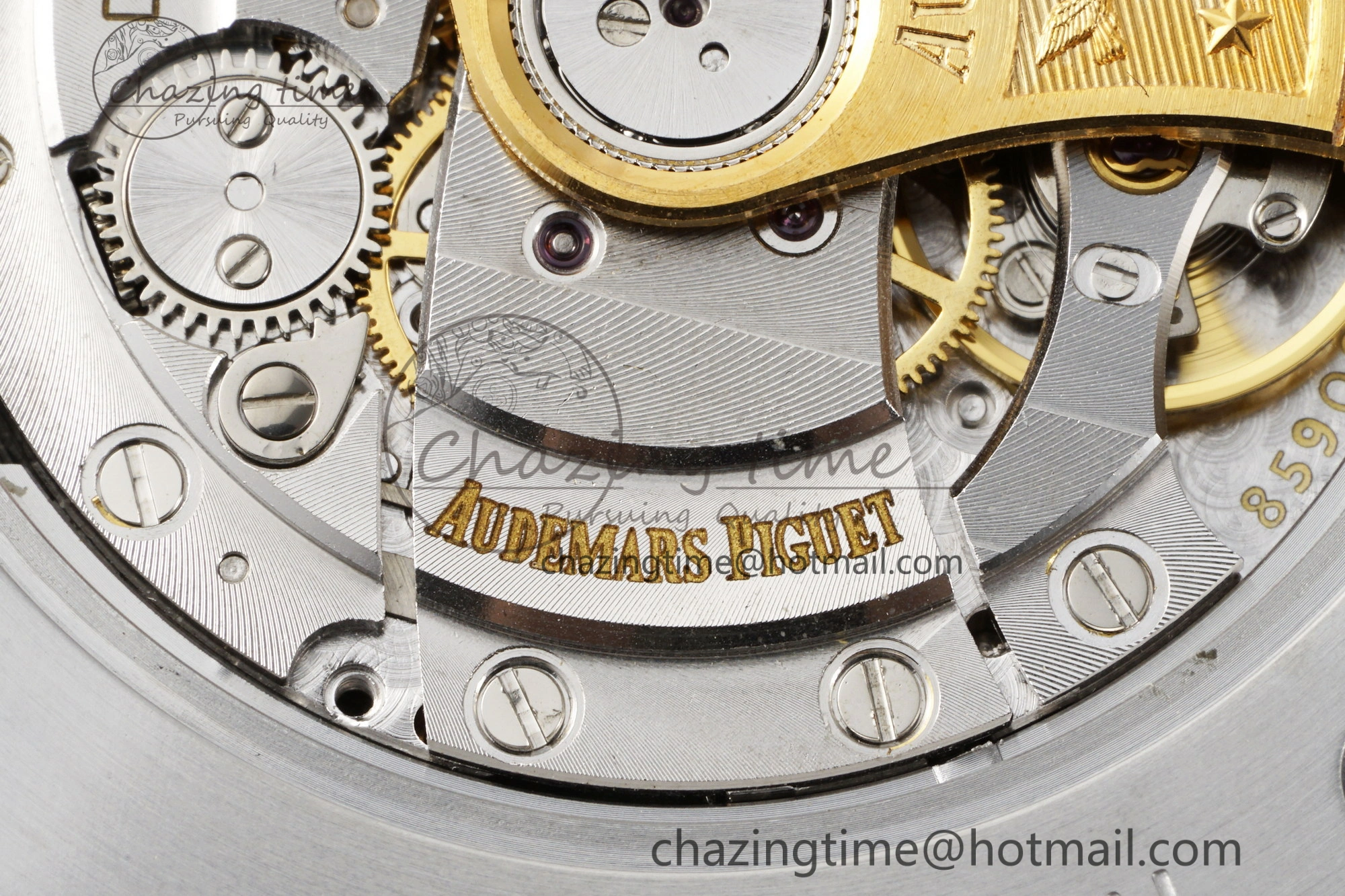 Royal Oak 41mm 15400 SS APSF 1:1 Best Edition Gray Textured Dial on SS Bracelet A3120 Super Clone V2