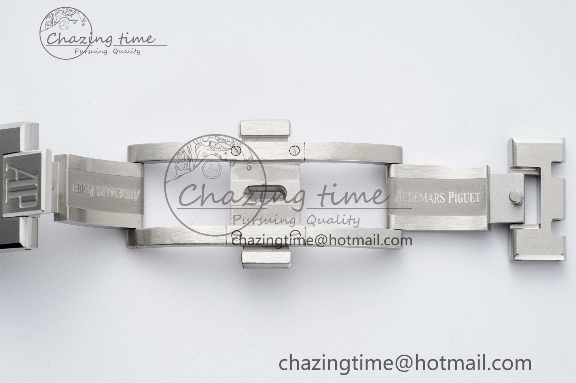 Royal Oak 41mm 15400 SS APSF 1:1 Best Edition Gray Textured Dial on SS Bracelet A3120 Super Clone V2