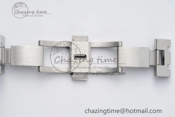 Royal Oak 41mm 15400 SS APSF 1:1 Best Edition Gray Textured Dial on SS Bracelet A3120 Super Clone V2