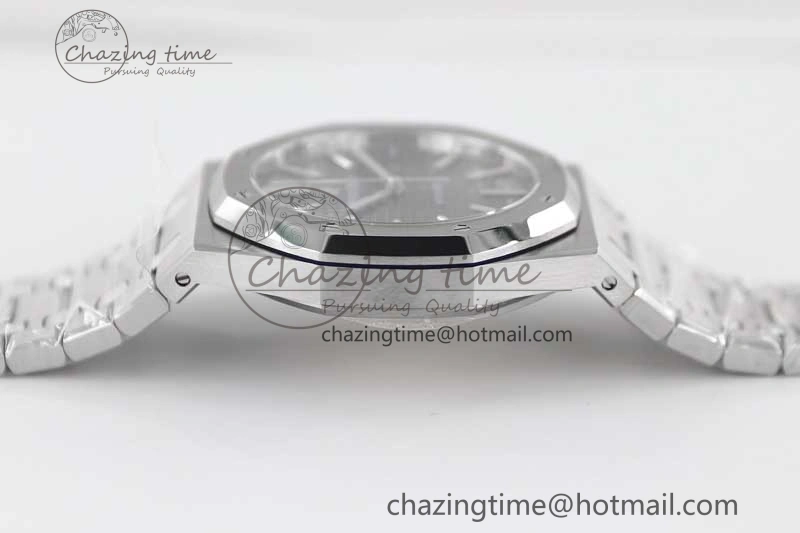 Royal Oak 41mm 15400 SS APSF 1:1 Best Edition Gray Textured Dial on SS Bracelet A3120 Super Clone