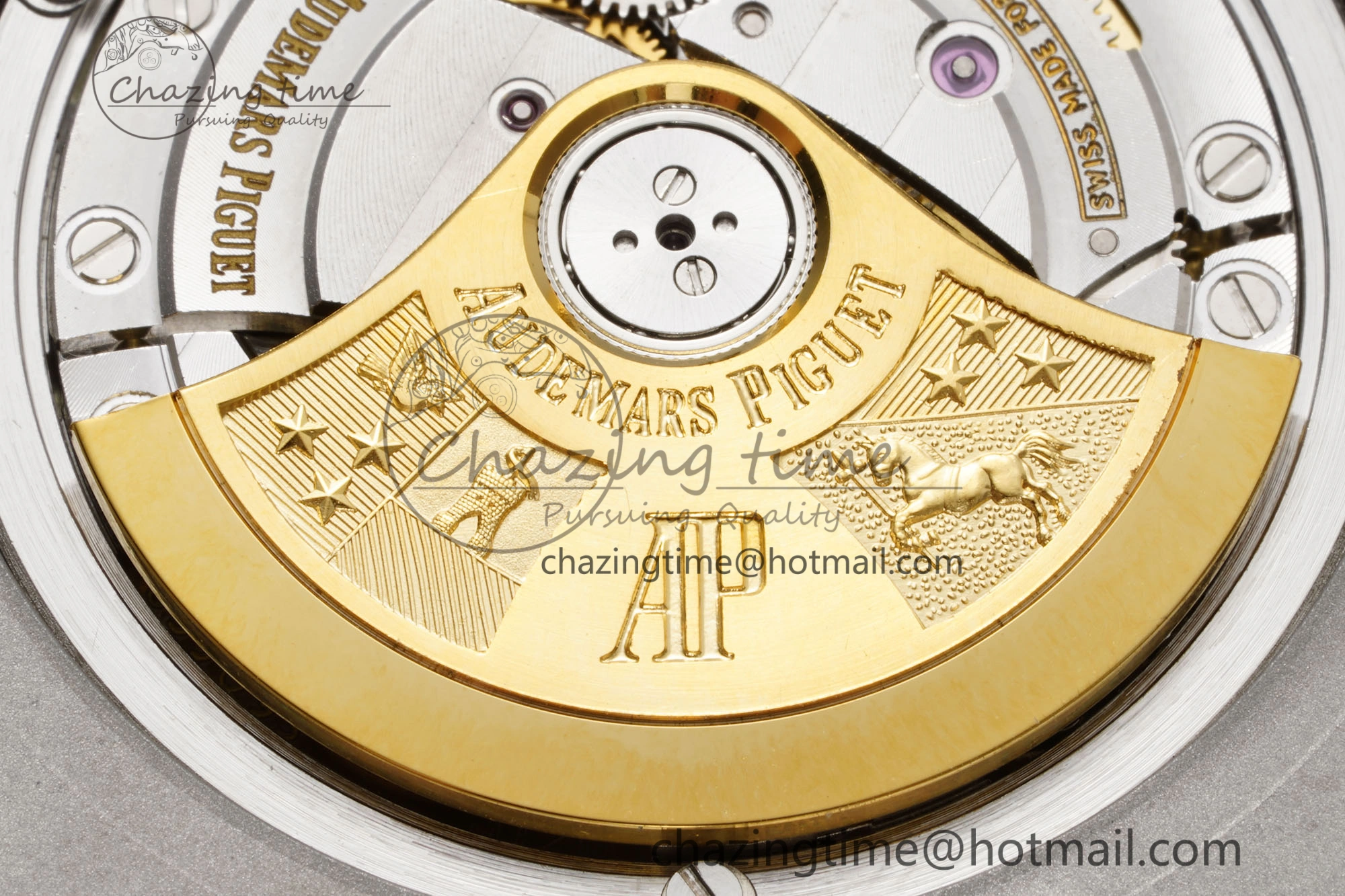 Royal Oak 41mm 15400 SS IPF 1:1 Best Edition Gray Textured Dial on SS Bracelet SA3120 Super Clone