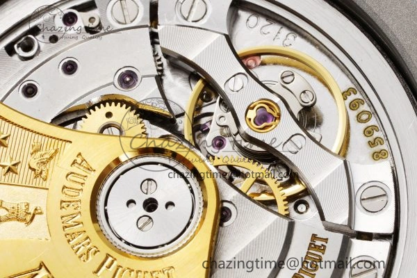 Royal Oak 41mm 15400 SS IPF 1:1 Best Edition Gray Textured Dial on SS Bracelet SA3120 Super Clone
