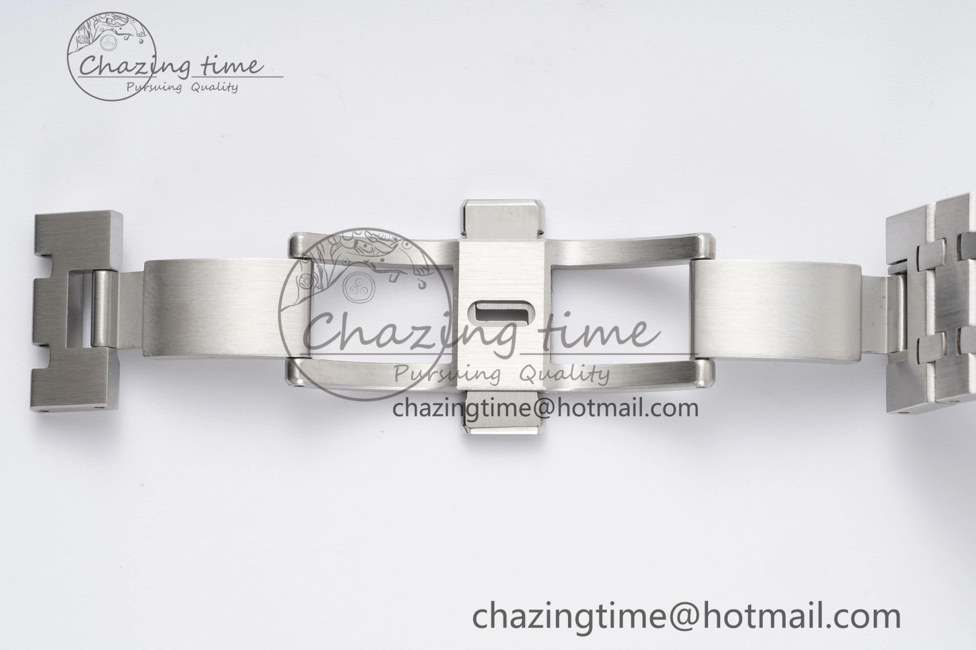 Royal Oak 41mm 15400 SS IPF 1:1 Best Edition Gray Textured Dial on SS Bracelet SA3120 Super Clone