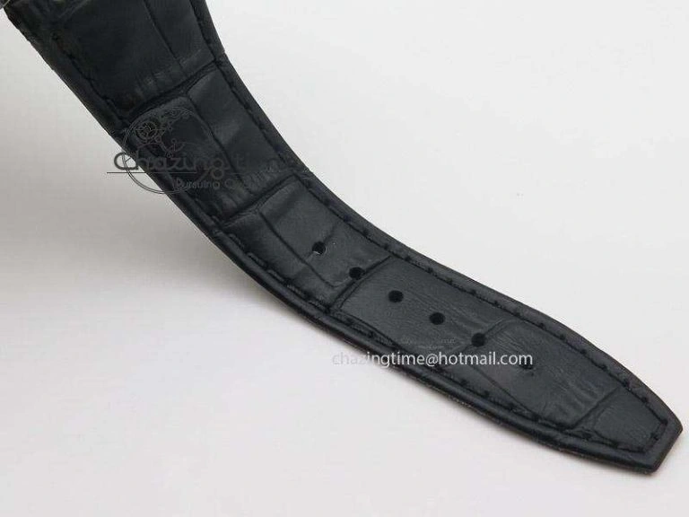 Royal Oak 41mm 15400 SS JF 1:1 Best Edition Black Dial On Black Leather Strap A3120