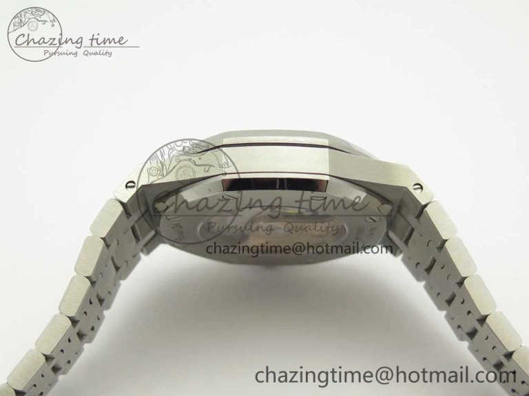Royal Oak 41mm 15400 SS JF 1:1 Best Edition Black Textured Dial on SS Bracelet A3120 V5