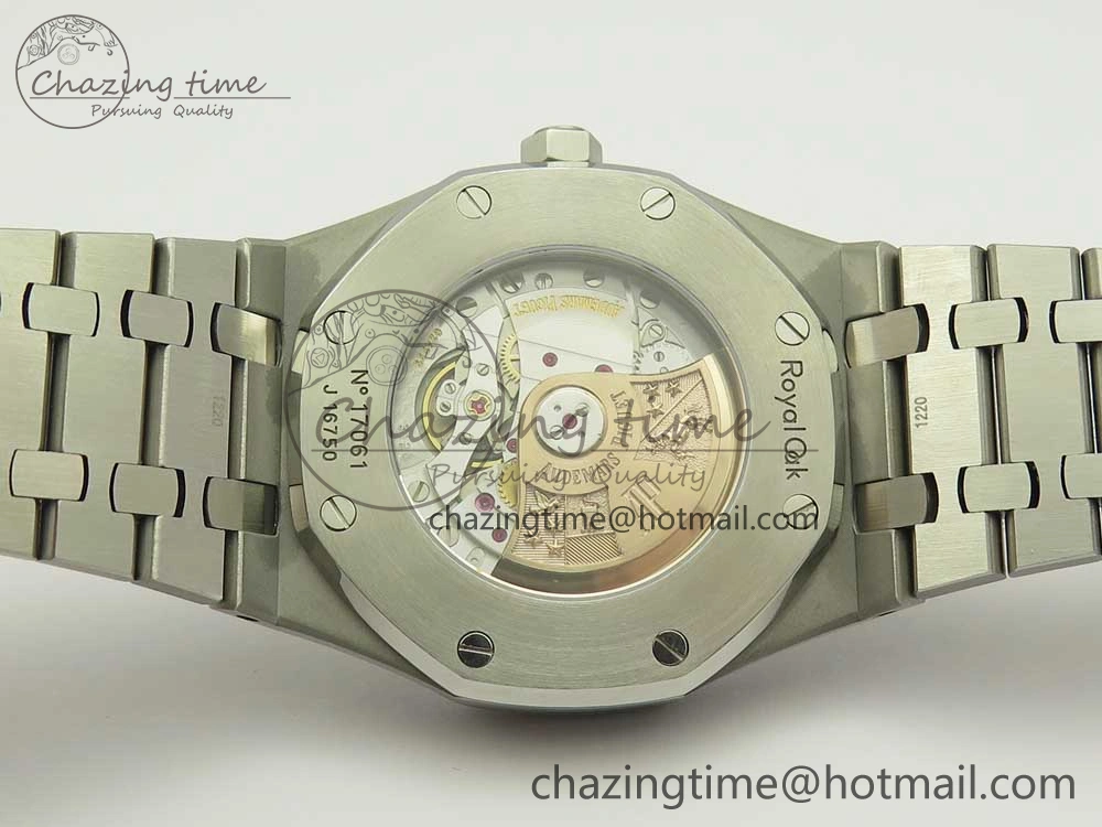Royal Oak 41mm 15400 SS JF 1:1 Best Edition Black Textured Dial on SS Bracelet A3120 V5