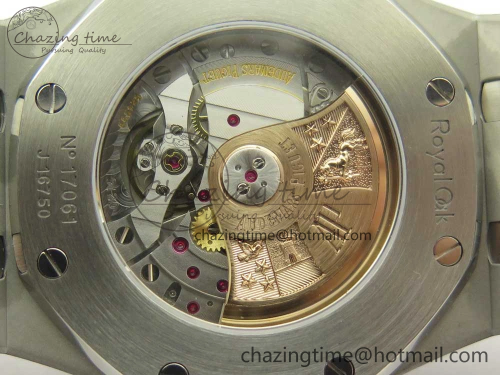 Royal Oak 41mm 15400 SS JF 1:1 Best Edition Black Textured Dial on SS Bracelet A3120 V5
