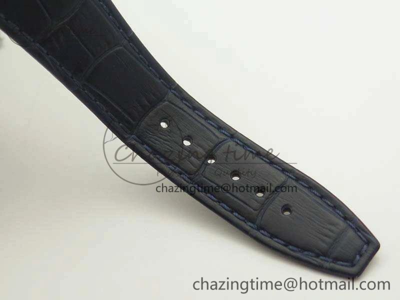 Royal Oak 41mm 15400 SS JF 1:1 Best Edition Blue Textured Dial On Blue Leather Strap A3120 V3