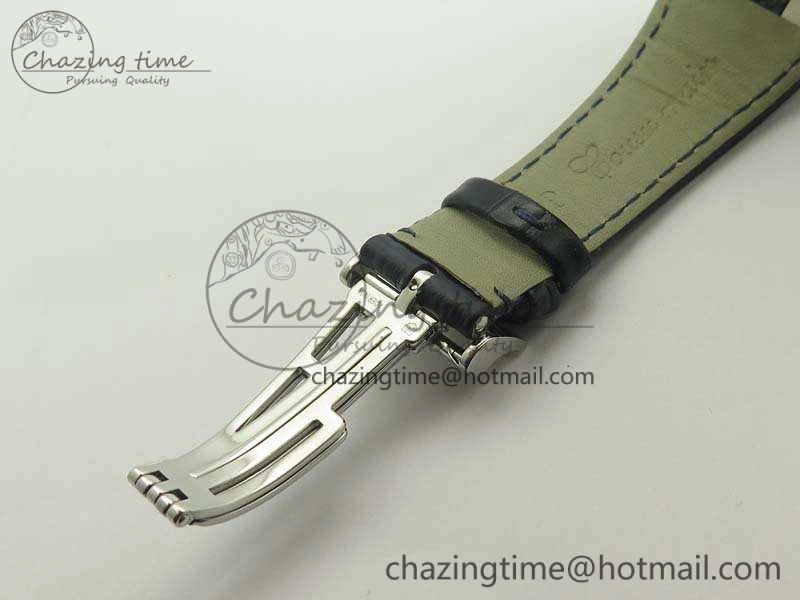 Royal Oak 41mm 15400 SS JF 1:1 Best Edition Blue Textured Dial On Blue Leather Strap A3120 V3
