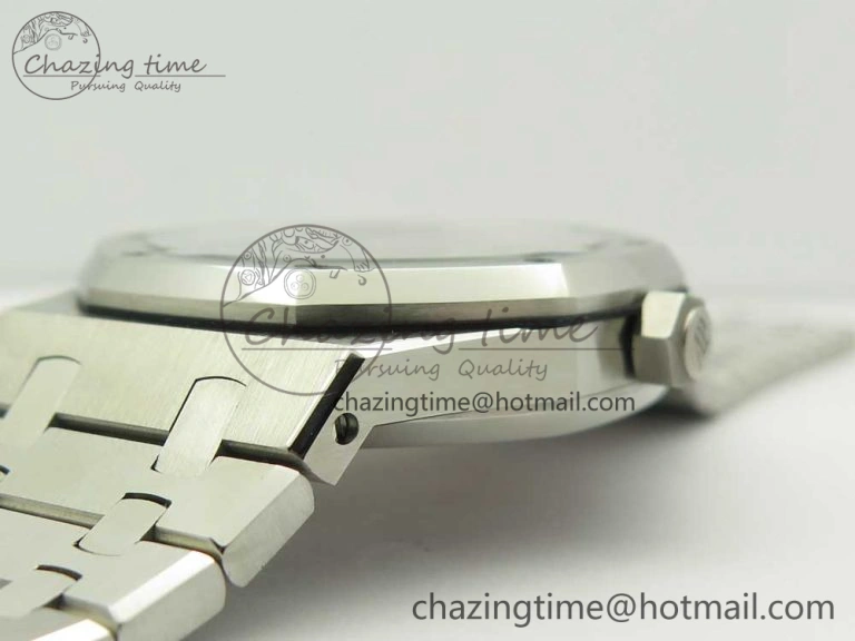 Royal Oak 41mm 15400 SS JF 1:1 Best Edition Blue Textured Dial on SS Bracelet A3120 V5
