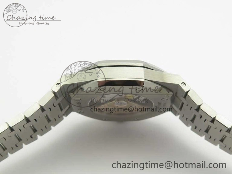 Royal Oak 41mm 15400 SS JF 1:1 Best Edition Gray Textured Dial on SS Bracelet A3120 V5