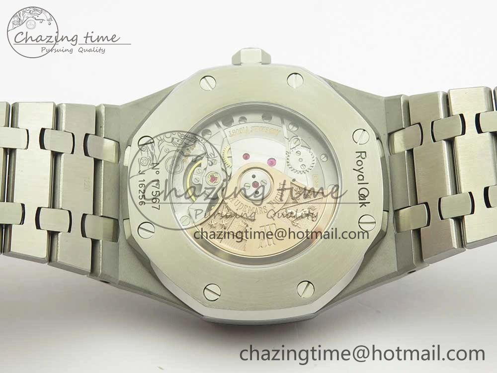 Royal Oak 41mm 15400 SS JF 1:1 Best Edition Gray Textured Dial on SS Bracelet A3120 V5