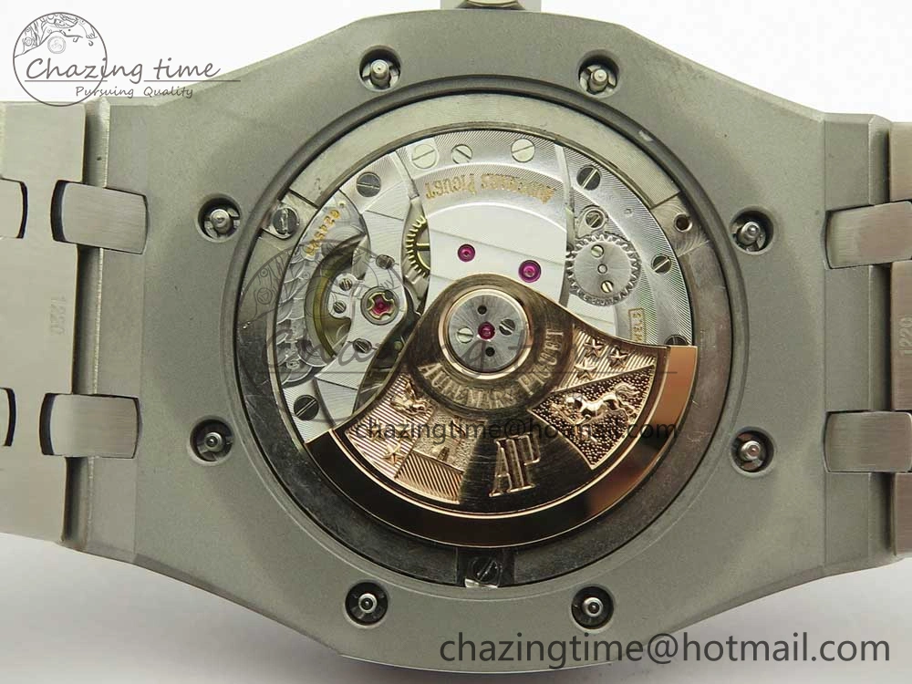 Royal Oak 41mm 15400 SS JF 1:1 Best Edition Gray Textured Dial on SS Bracelet A3120 V5