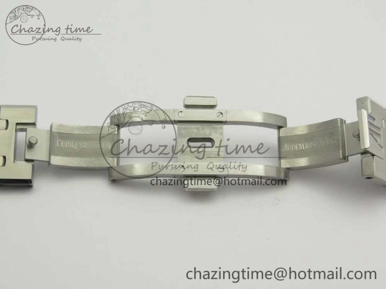 Royal Oak 41mm 15400 SS JF 1:1 Best Edition Gray Textured Dial on SS Bracelet A3120 V5