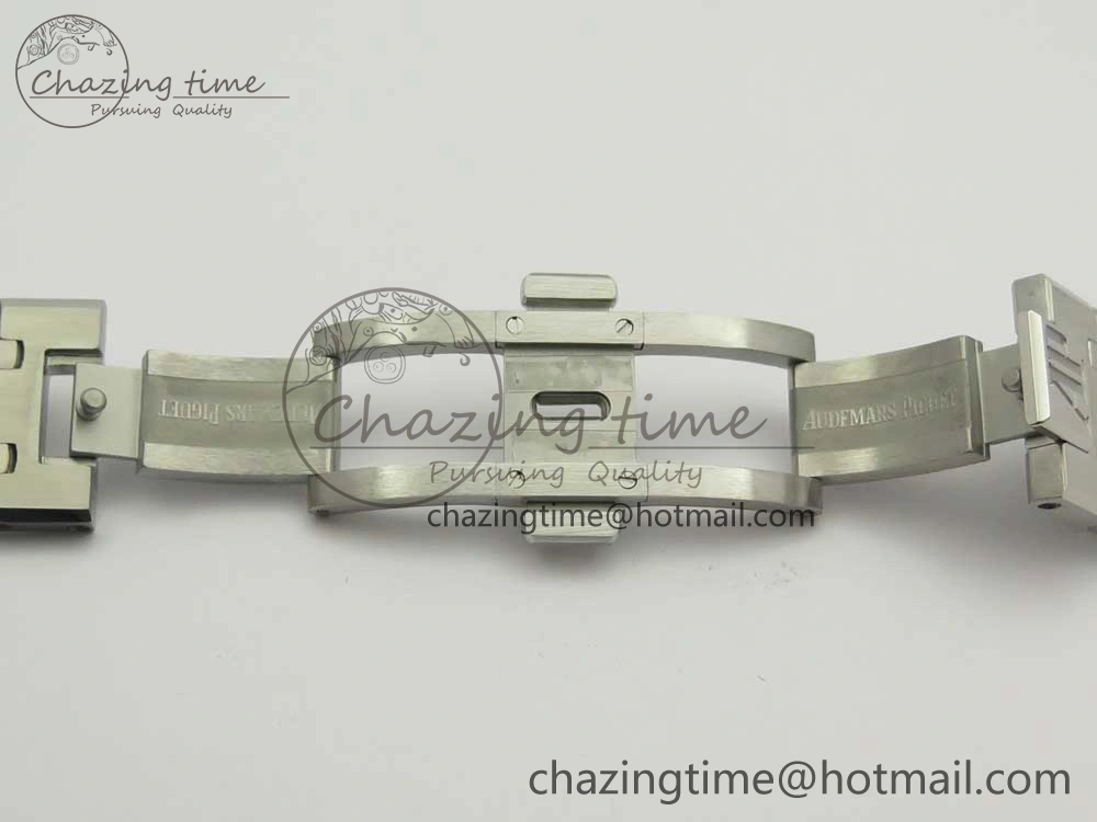 Royal Oak 41mm 15400 SS JF 1:1 Best Edition Gray Textured Dial on SS Bracelet A3120 V5