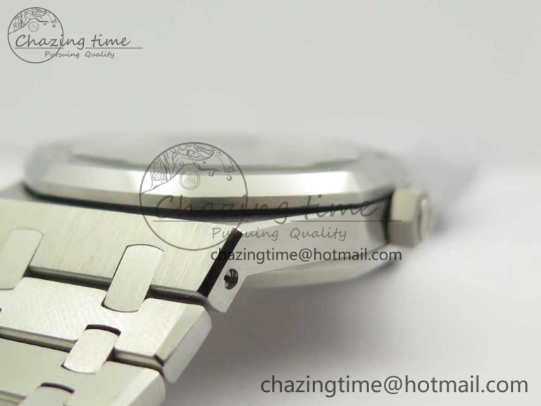 Royal Oak 41mm 15400 SS JF 1:1 Best Edition Gray Textured Dial on SS Bracelet A3120 V5