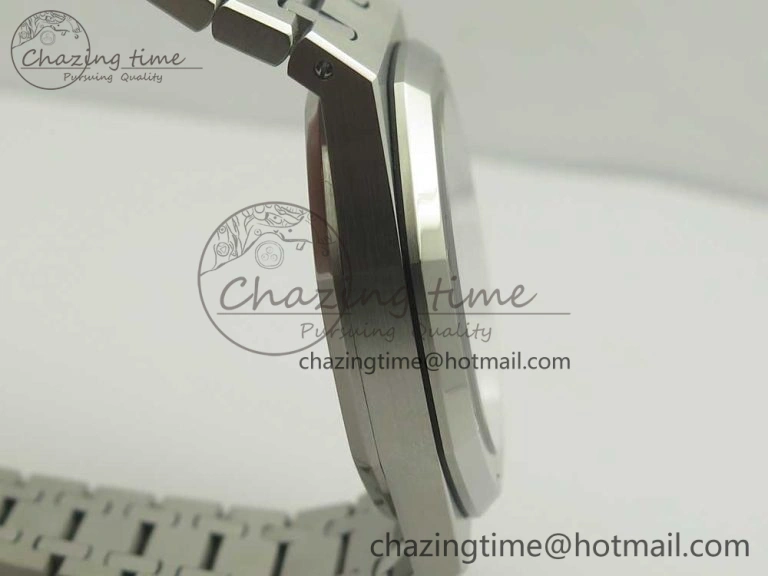 Royal Oak 41mm 15400 SS OMF 1:1 Best Edition Black Dial on SS Bracelet A3120