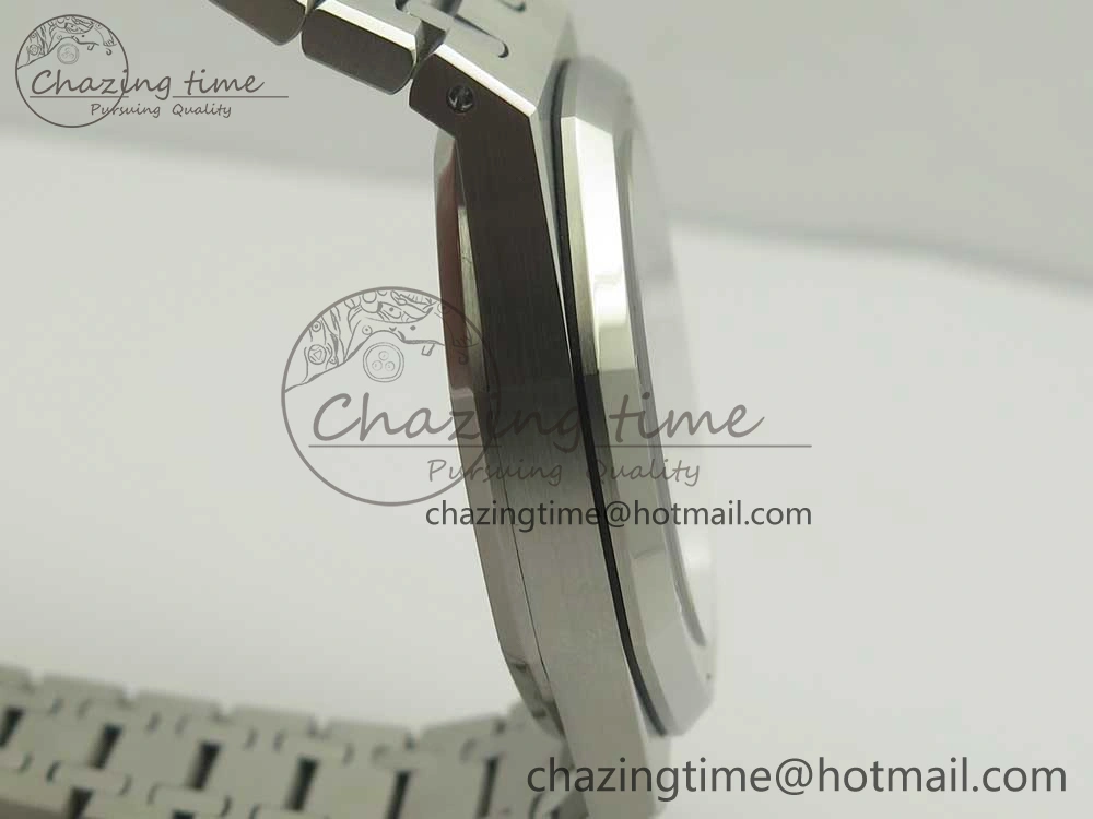 Royal Oak 41mm 15400 SS OMF 1:1 Best Edition Black Dial on SS Bracelet A3120