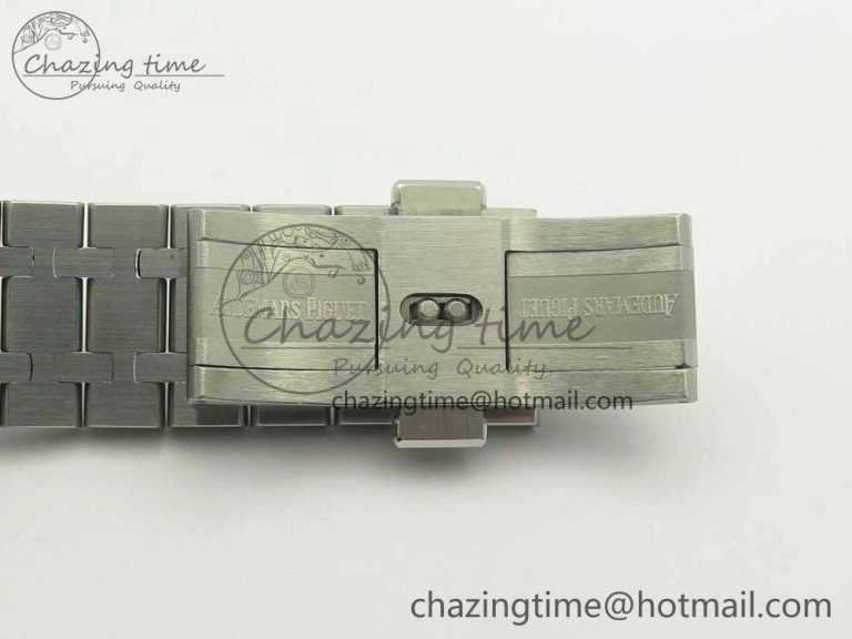 Royal Oak 41mm 15400 SS OMF 1:1 Best Edition Gray Dial on SS Bracelet A3120