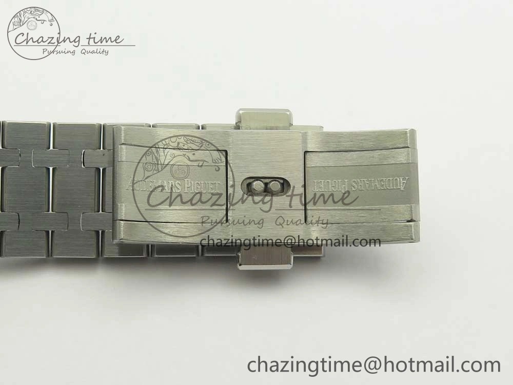 Royal Oak 41mm 15400 SS OMF 1:1 Best Edition Gray Dial on SS Bracelet A3120