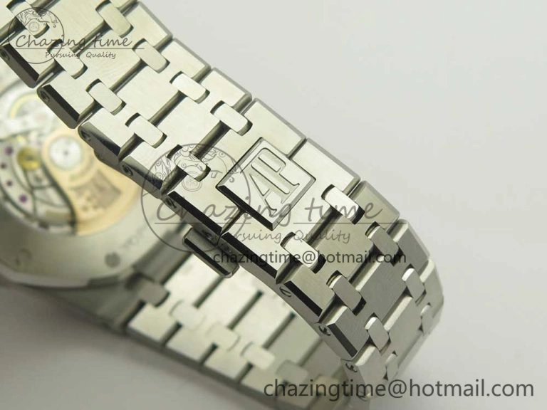 Royal Oak 41mm 15400 SS OMF 1:1 Best Edition Gray Dial on SS Bracelet A3120
