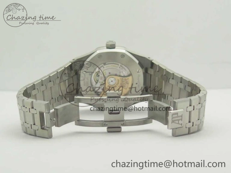 Royal Oak 41mm 15400 SS OMF 1:1 Best Edition Gray Dial on SS Bracelet A3120