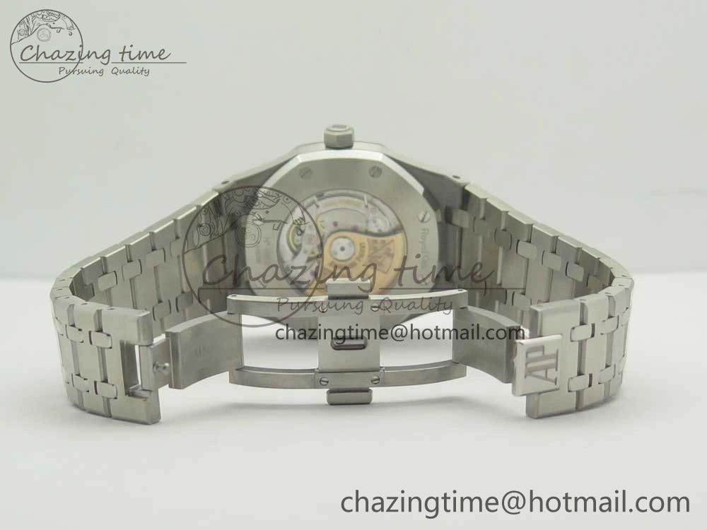 Royal Oak 41mm 15400 SS OMF 1:1 Best Edition Gray Dial on SS Bracelet A3120
