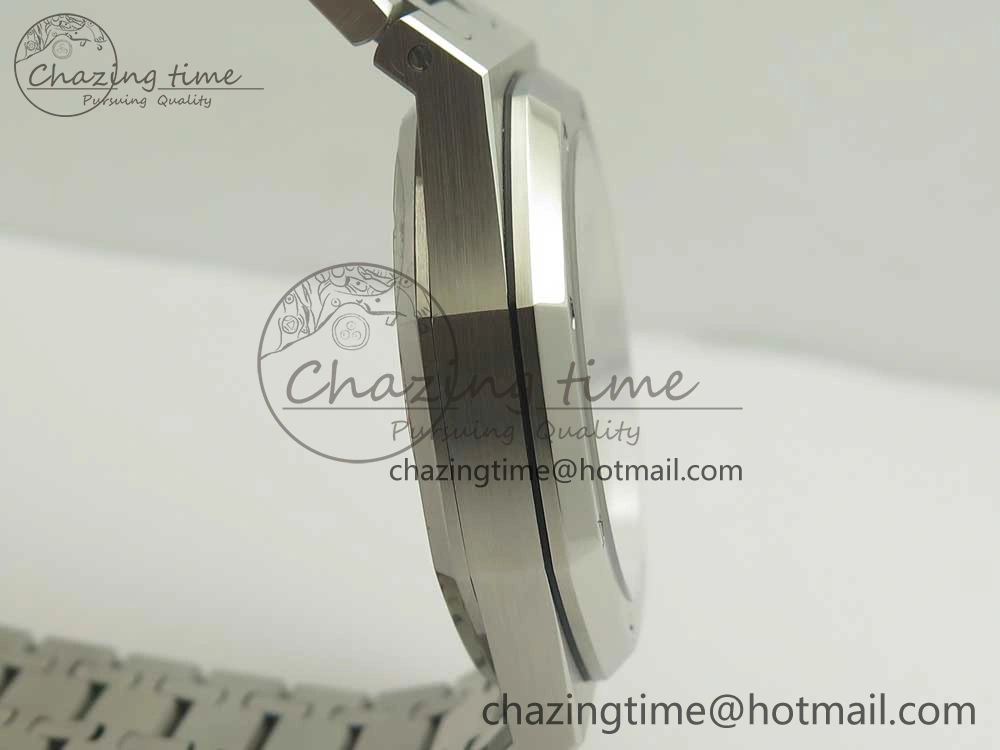 Royal Oak 41mm 15400 SS OMF 1:1 Best Edition Gray Dial on SS Bracelet A3120