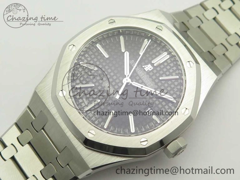 Royal Oak 41mm 15400 SS OMF 1:1 Best Edition Gray Dial on SS Bracelet A3120