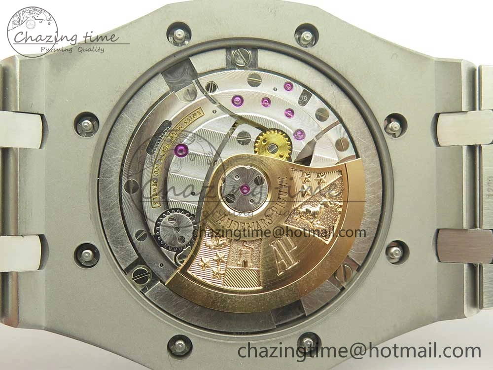 Royal Oak 41mm 15400 SS OMF 1:1 Best Edition Gray Dial on SS Bracelet A3120