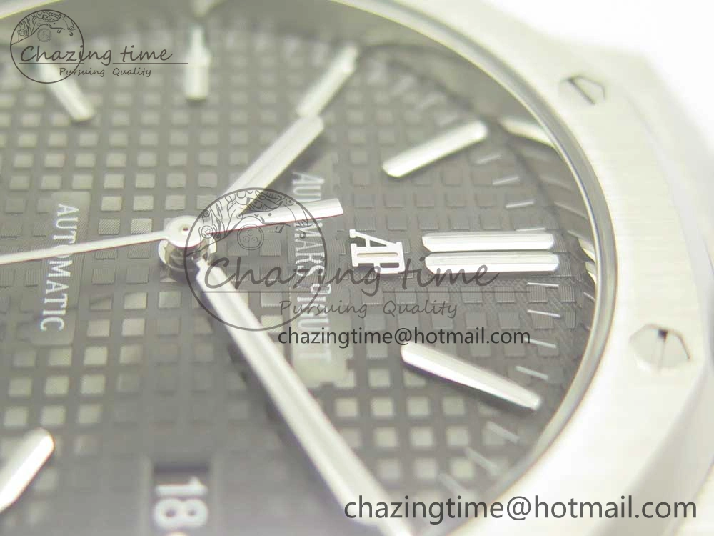 Royal Oak 41mm 15400 SS OMF 1:1 Best Edition Gray Dial on SS Bracelet A3120