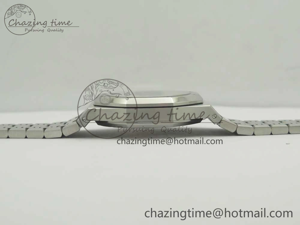 Royal Oak 41mm 15400 SS OMF 1:1 Best Edition Gray Dial on SS Bracelet A3120
