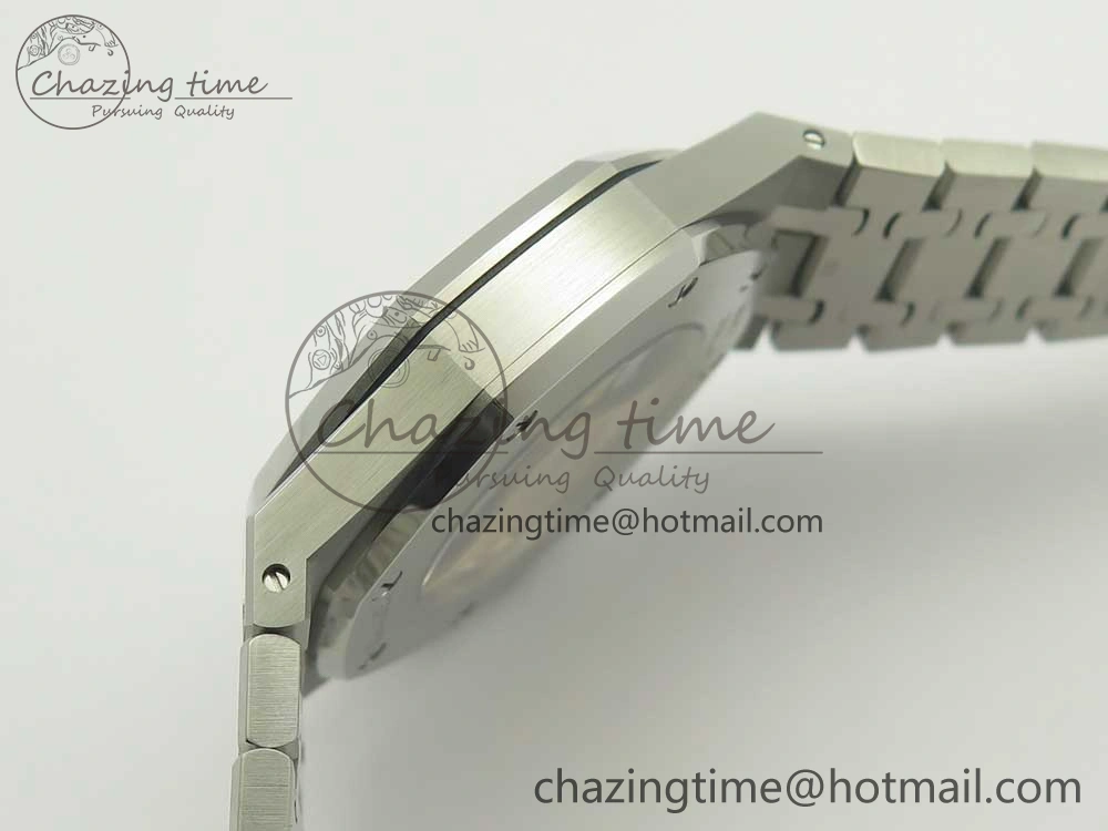 Royal Oak 41mm 15400 SS OMF 1:1 Best Edition Gray Dial on SS Bracelet A3120