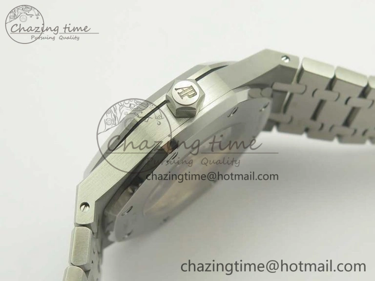 Royal Oak 41mm 15400 SS OMF 1:1 Best Edition Gray Dial on SS Bracelet A3120