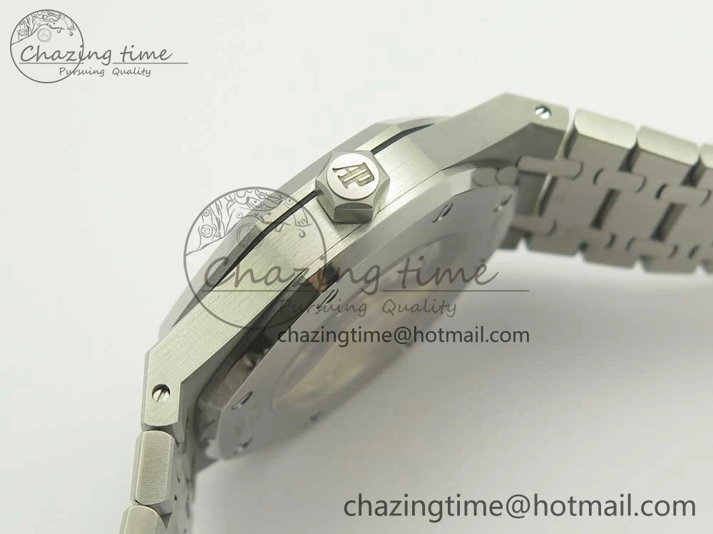 Royal Oak 41mm 15400 SS OMF 1:1 Best Edition Gray Dial on SS Bracelet A3120