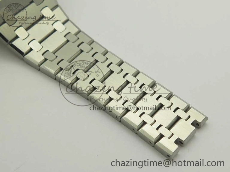 Royal Oak 41mm 15400 SS OMF 1:1 Best Edition Gray Dial on SS Bracelet A3120