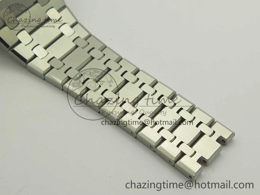 Royal Oak 41mm 15400 SS OMF 1:1 Best Edition Gray Dial on SS Bracelet A3120