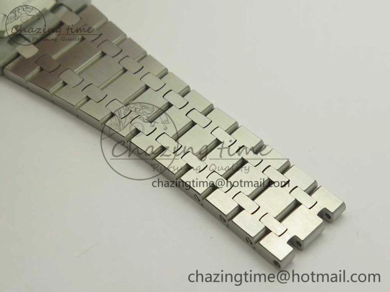 Royal Oak 41mm 15400 SS OMF 1:1 Best Edition Gray Dial on SS Bracelet A3120