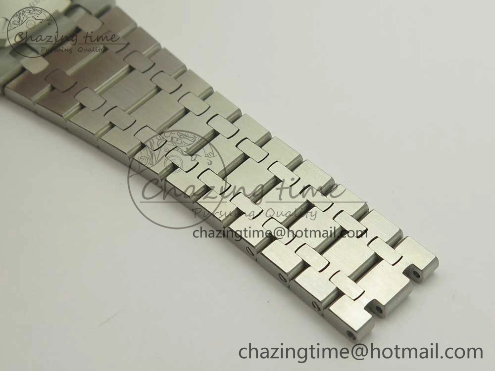 Royal Oak 41mm 15400 SS OMF 1:1 Best Edition Gray Dial on SS Bracelet A3120