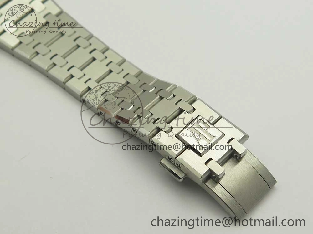 Royal Oak 41mm 15400 SS OMF 1:1 Best Edition Gray Dial on SS Bracelet A3120