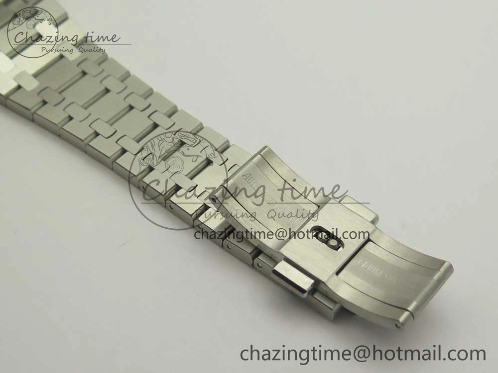 Royal Oak 41mm 15400 SS OMF 1:1 Best Edition Gray Dial on SS Bracelet A3120