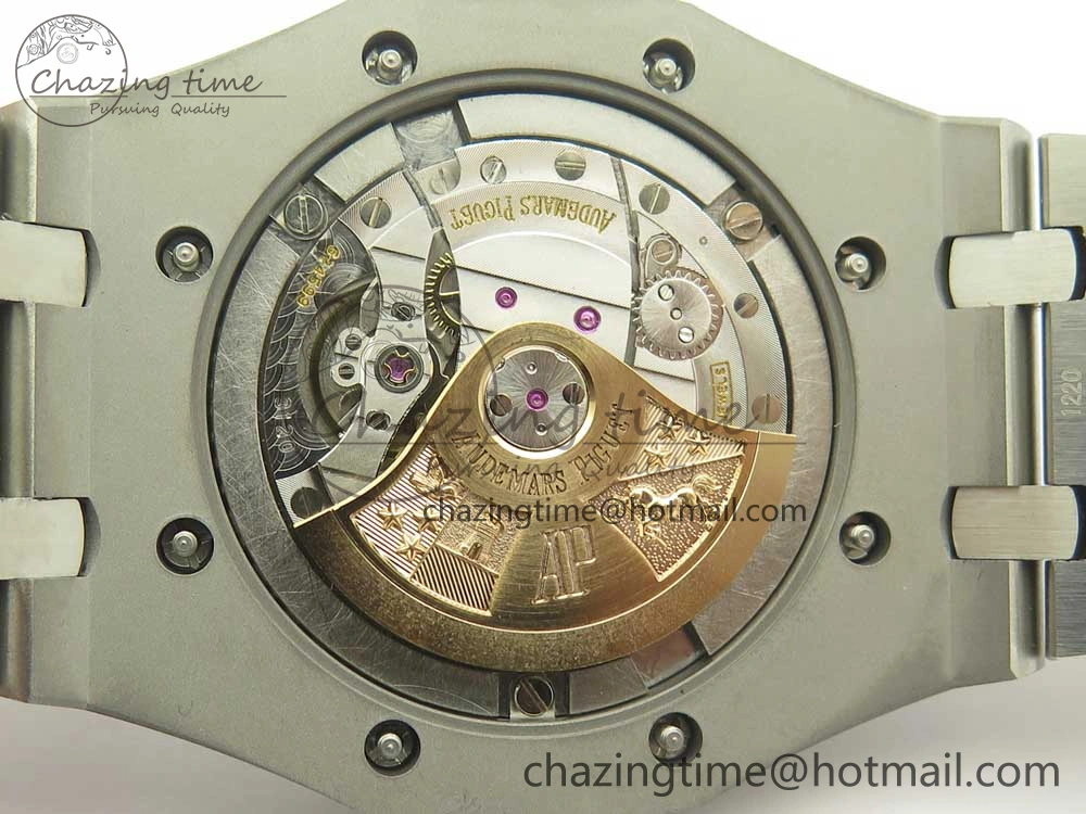 Royal Oak 41mm 15400 SS OMF 1:1 Best Edition Gray Dial on SS Bracelet A3120